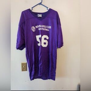 Vtg y2k boys and girls club football jerseys purple size mens xxl